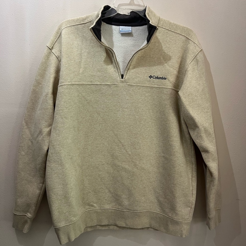 Columbia Men's Quarter Zip Pullover Sweatshirt Size XL